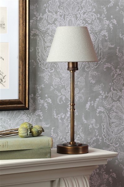 (image for) Laura Ashley Denston Table Lamp Antique Bronze With Shade
